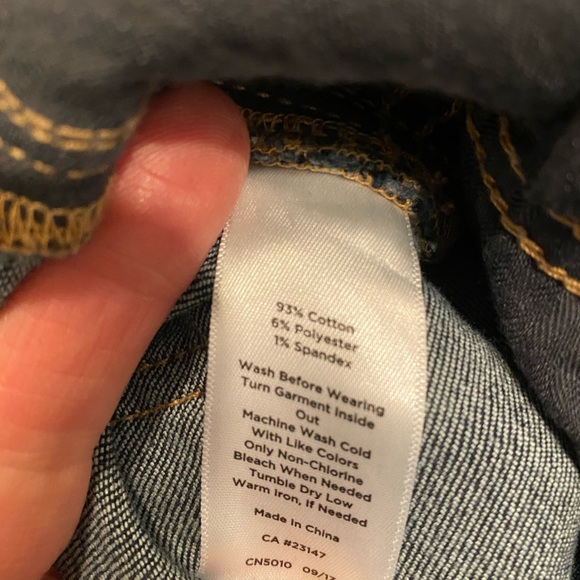 Talbots Flawless Five Pocket Barely Boot Curvy Jean 14 - Picture 2 of 4